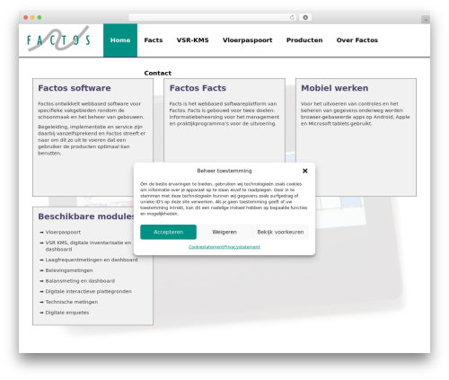 Factos.nl theme WordPress - factos.nl