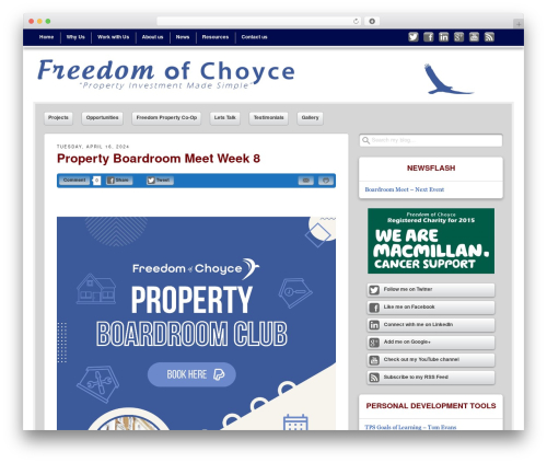 Get Noticed! WP theme - freedomofchoyce.co.uk