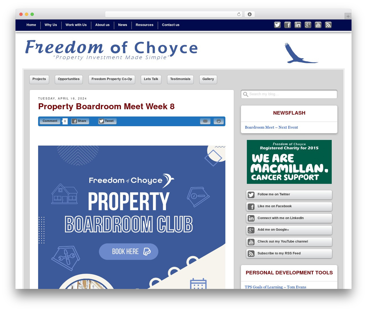 Get Noticed! WP theme - freedomofchoyce.co.uk