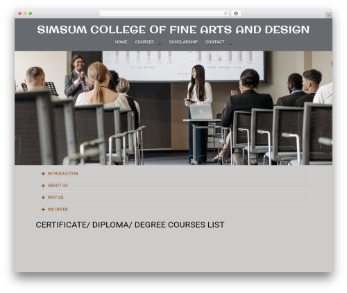 Validar certificados de cursos WordPress plugin - simsumcolleges.com