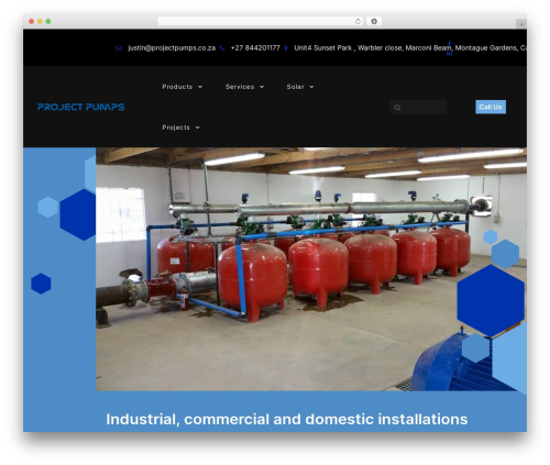 Horizon theme WordPress - projectpumps.co.za
