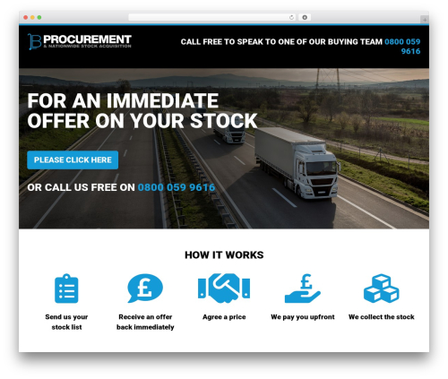 LB Procurement WordPress theme - lbprocurement.co.uk