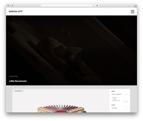 Maker premium WordPress theme - simon-ott.ch