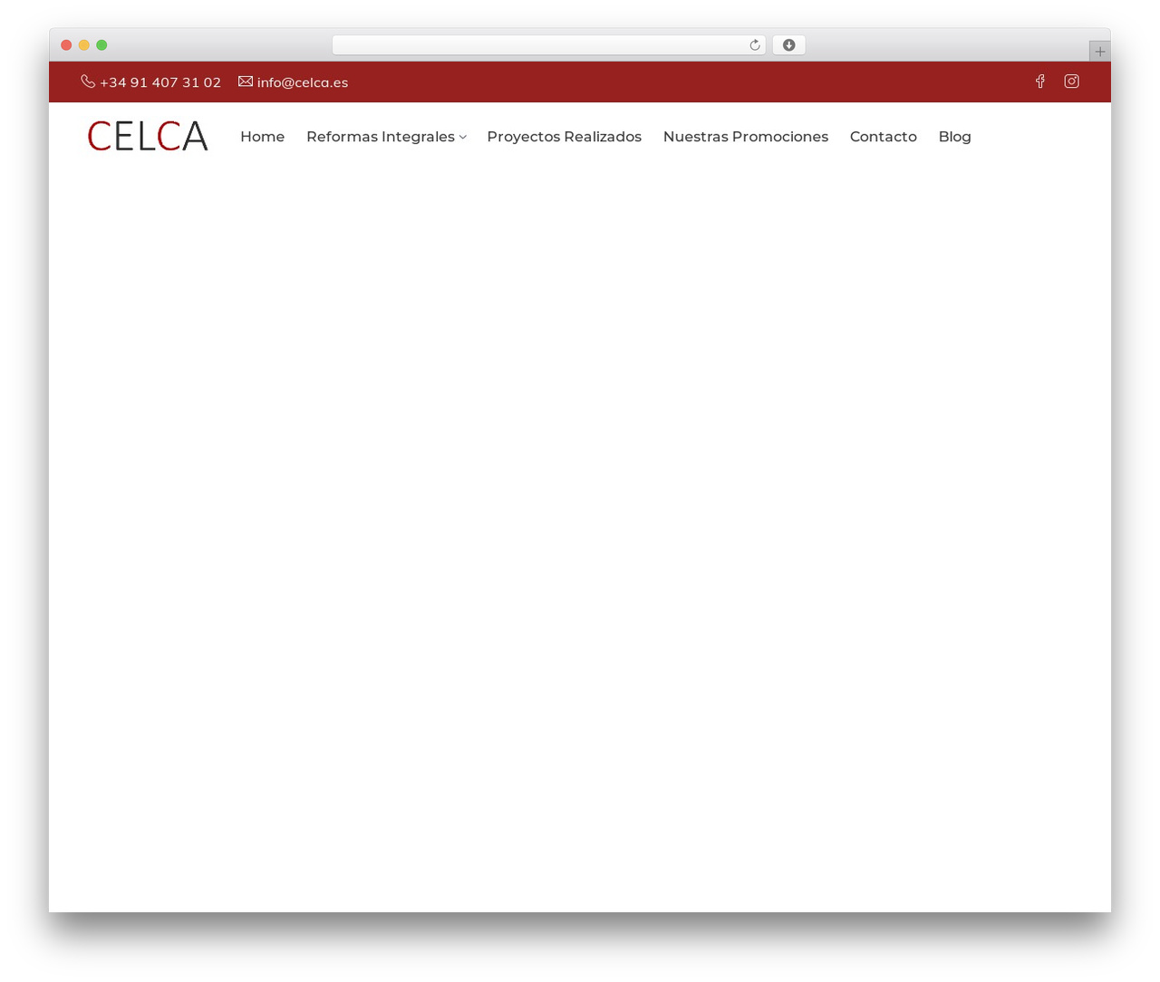 Resido theme WordPress - celca.es