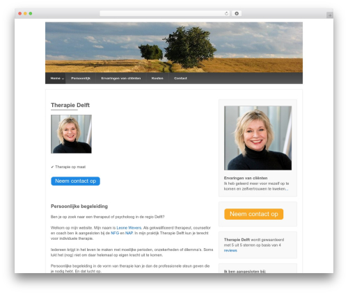 Responsive Pro theme WordPress - therapie-delft.com