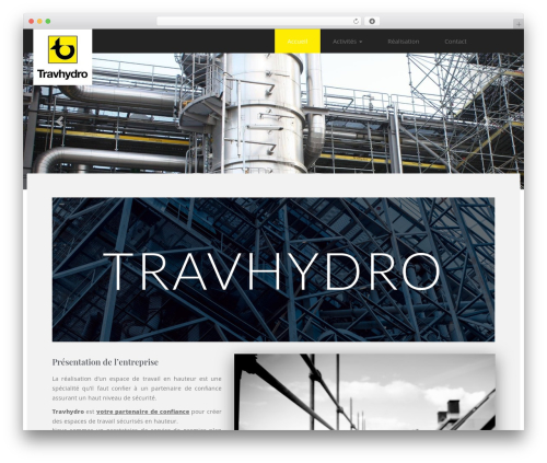 SERENITY - Basic 01 WordPress theme - travhydro.lu