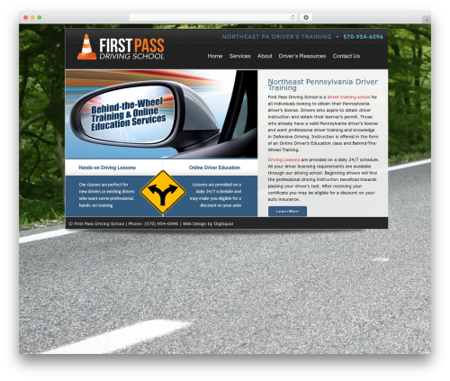 Squid WordPress theme - firstpassds.com