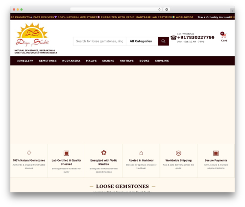 StoreCommerce WordPress store theme - divyashaktionline.com