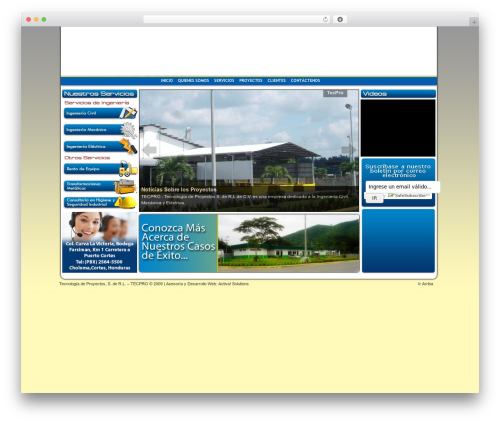TecPro Web WordPress website theme - tecprohn.com