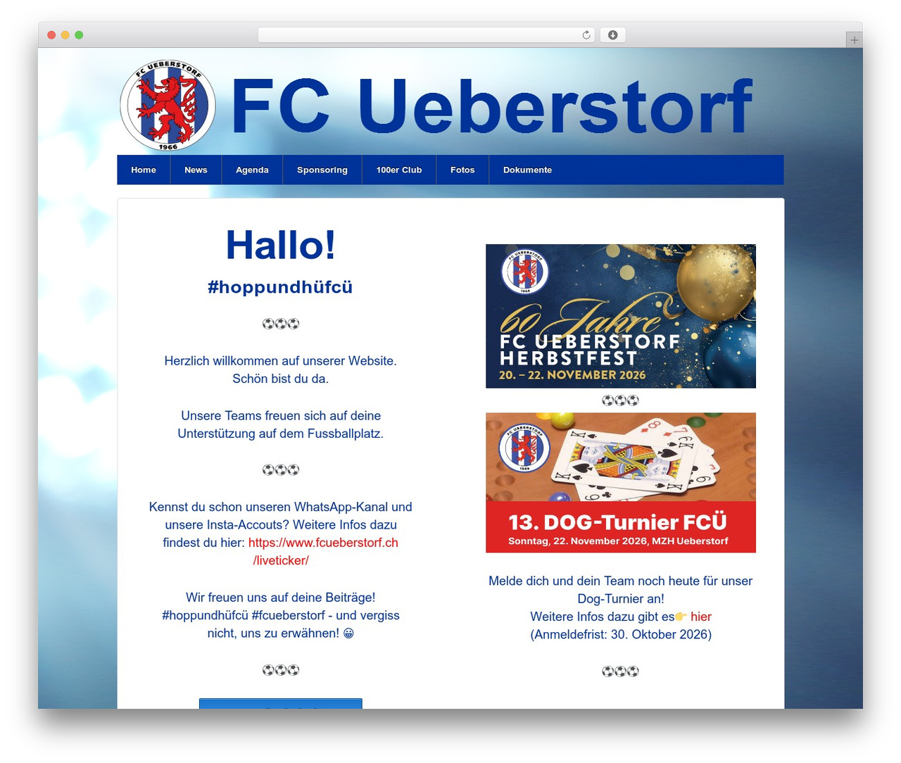 Theme WordPress Responsive Pro - fcueberstorf.ch
