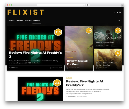 The Next Mag WordPress theme - flixist.com