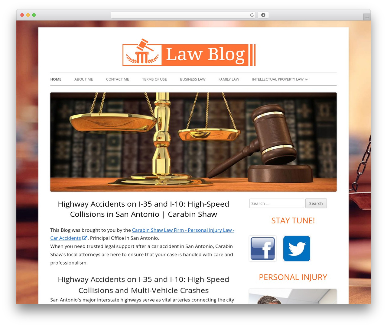 Tiny Framework free WordPress theme - forgeyhurrell-law.com