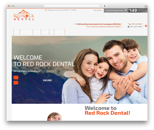 Sliderrev WordPress plugin - myredrockdental.com