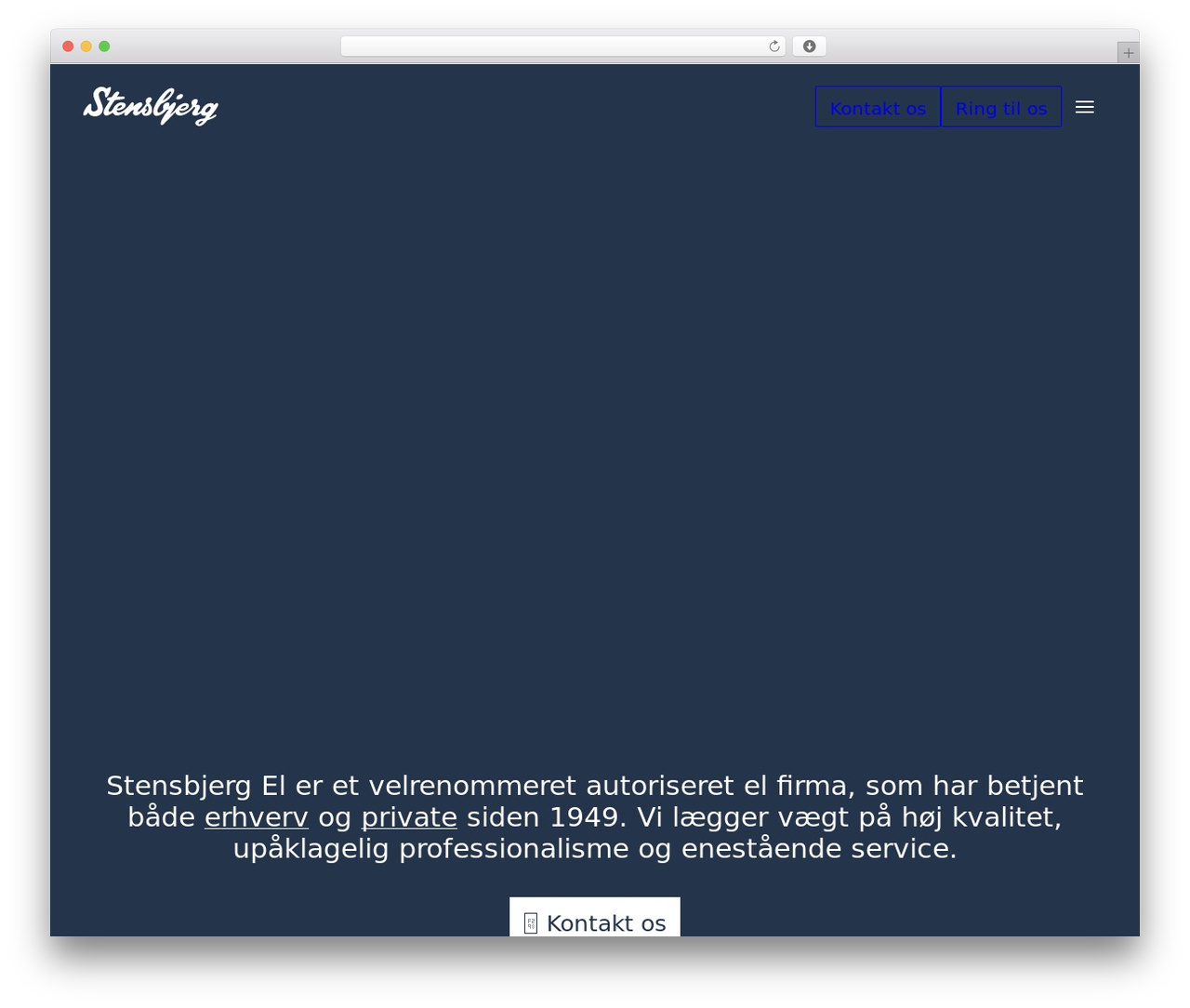 Uncode theme WordPress - stensbjerg.dk