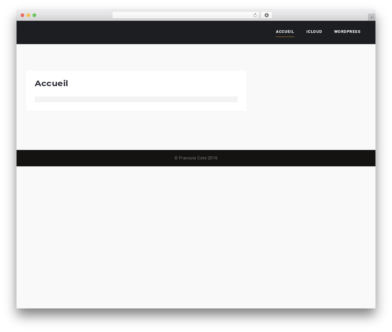 West WordPress theme - fcote.net
