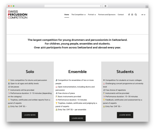AMO Team Showcase (amo-team-showcase) free WordPress plugin - schlagzeugwettbewerb.ch