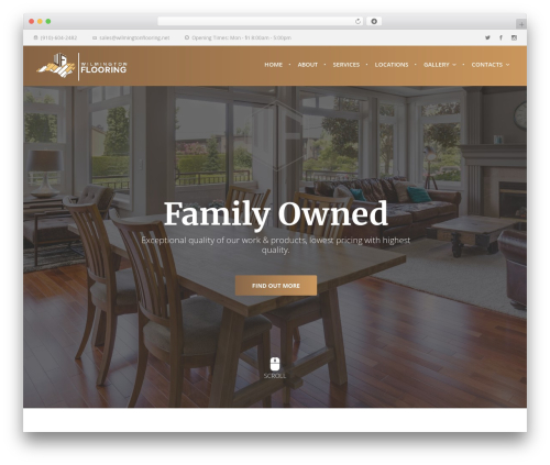 WordPress theme flooring - wilmingtonflooring.net