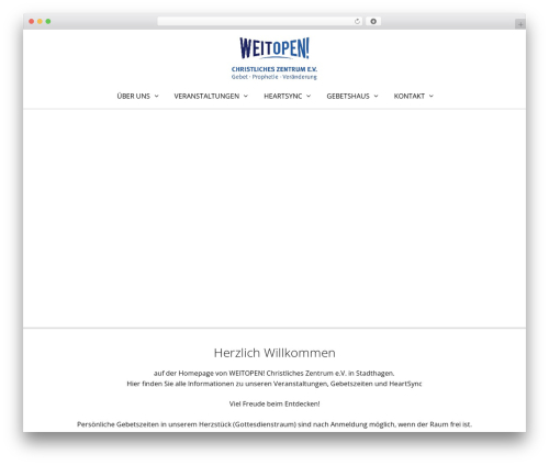 WordPress theme GeneratePress - weit-open.de