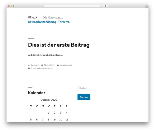 Wetterwarner (wetterwarner) free WordPress plugin - unetix.de