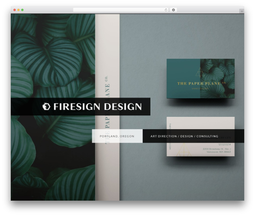 Zoo top WordPress theme - firesigndesign.com