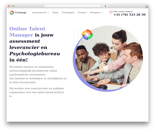 Best WordPress theme Codz - onlinetalentmanager.nl