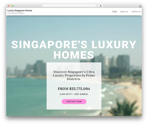 Bulk best WordPress template - luxurysingaporehomes.com
