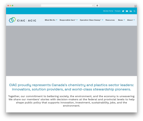 CIAC theme WordPress - canadianchemistry.ca