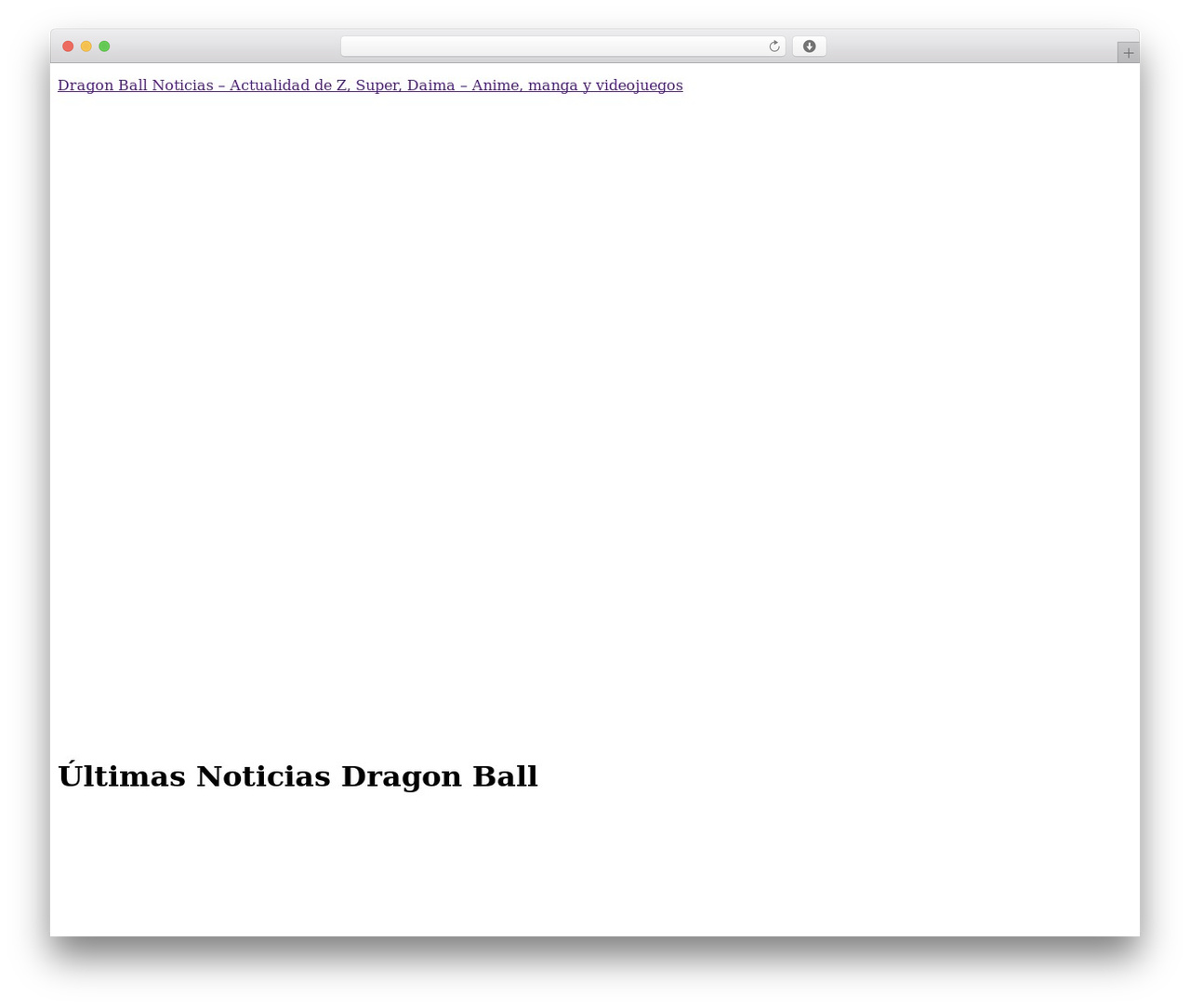 Hello Elementor WordPress theme - dragonballnoticias.com