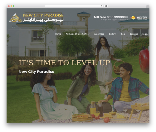 Hompark best WordPress theme - newcityparadise.com