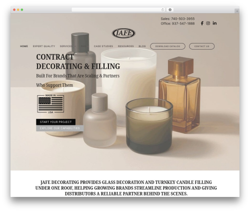 Jafe Theme WordPress theme - jafedecorating.com