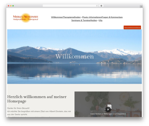 Markus theme WordPress - m-niedermayr.de