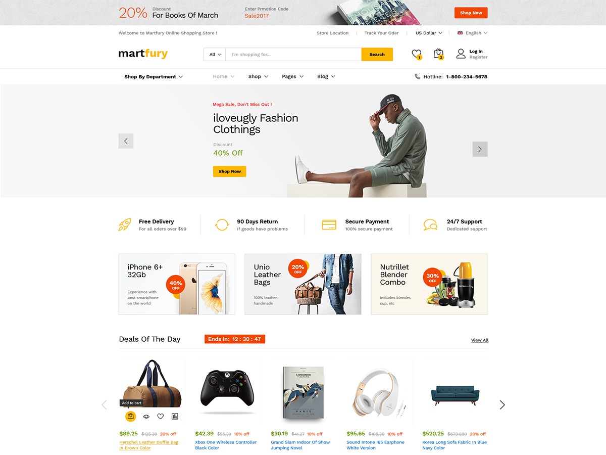 Martfury | Shared by WPTry.org best WooCommerce theme