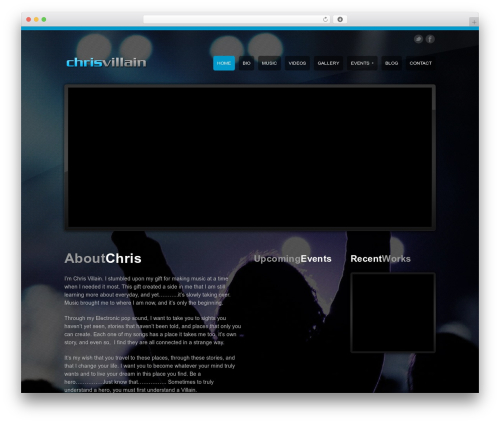 Pendulum WP theme - chrisvillain.com