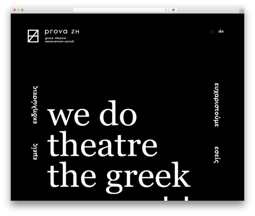 Prova theme WordPress - provazh.ch