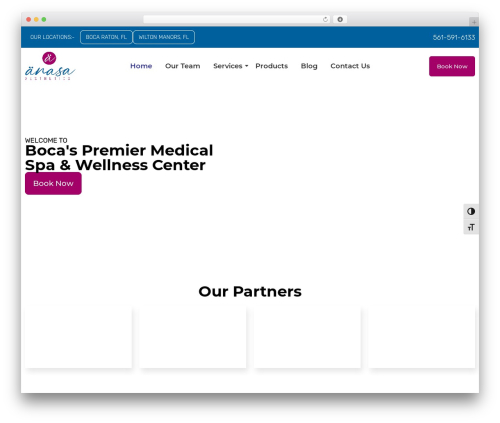 Header footer builder for elementor WordPress plugin - anasaesthetics.com