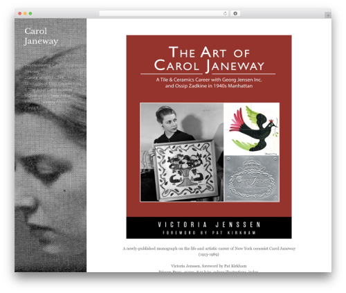 Theme WordPress Studio - caroljaneway.com