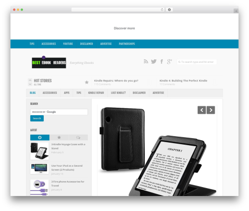 Typegrid newspaper WordPress theme - bestebookreaders.com