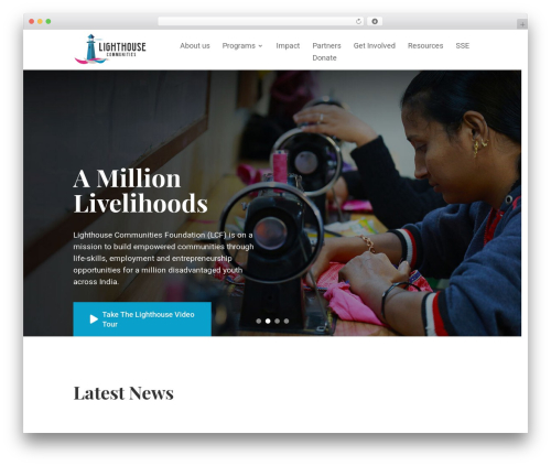 WordPress theme Divi - lighthousecommunities.org