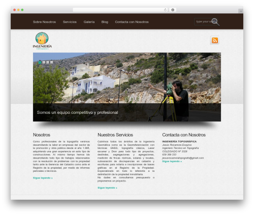 WordPress theme Boldy - jesusrocamoratopografo.com