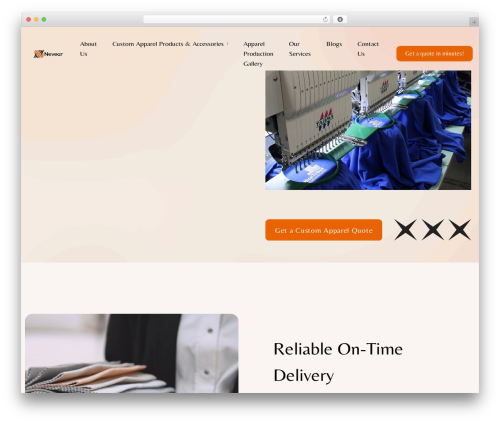 WordPress theme Factorika - nevear.com