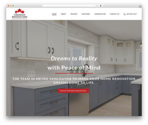 WordPress theme jupiter - canadianrenovations.com