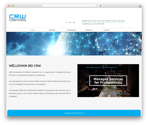 WordPress theme Lightwire - crw.lu