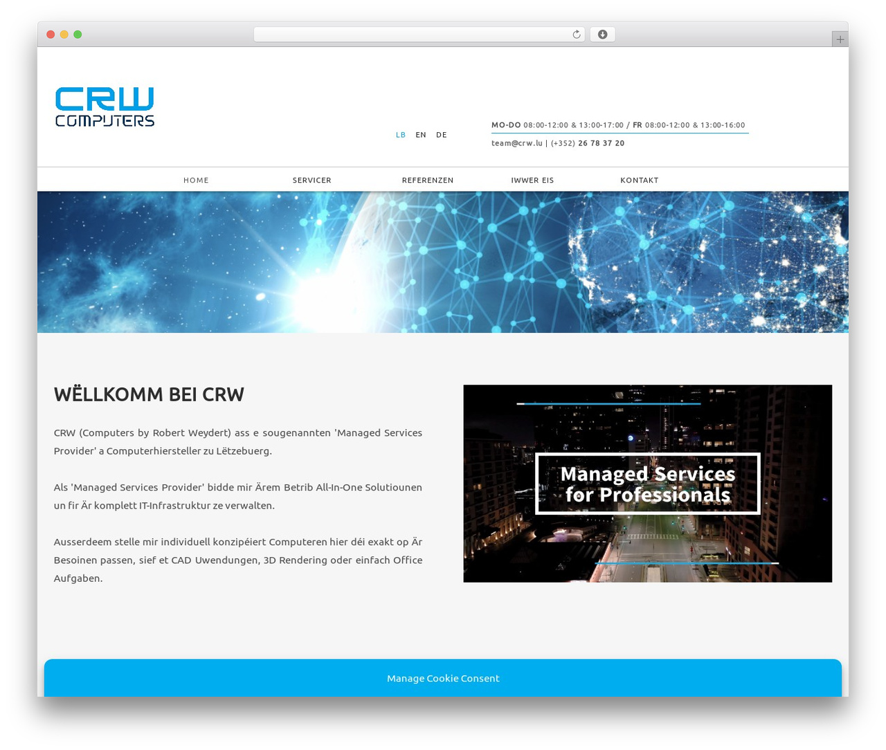 WordPress theme Lightwire - crw.lu