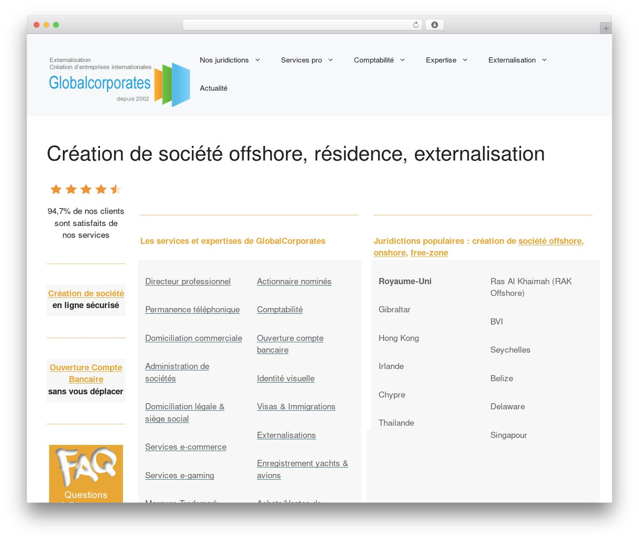 WP theme GeneratePress - globalcorporates.com