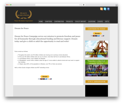 Expound WordPress theme - reports.peaceworldwide.org