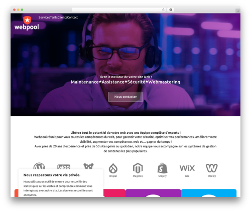 Hello Elementor WordPress theme design - webpool.fr
