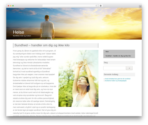 Howard Simple theme WordPress - helsepersonalet.com