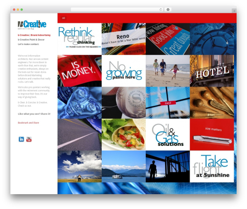 Ink WordPress theme - justbcreative.ca