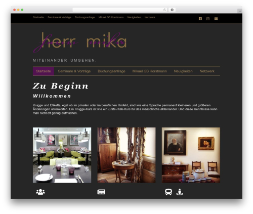 Make WordPress theme - herr-mika.com