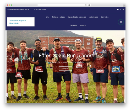 Medinet WordPress theme - sabinatibaia.com.br